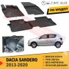 Гумени Стелки Sahler  DACIA SANDERO / 2013-2020-Стелки%