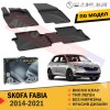 Гумени Стелки Sahler  за SKODA FABIA / 2014-2021-Стелки%