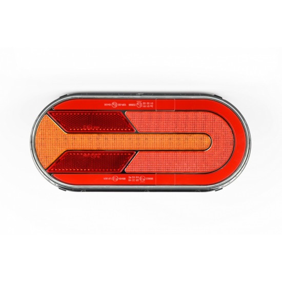 Комплект LED ЛЕД Диодни Стопове, Динамичен Мигач, 4 Функции, 12/24V-Стопове за камиони и ремаркета%