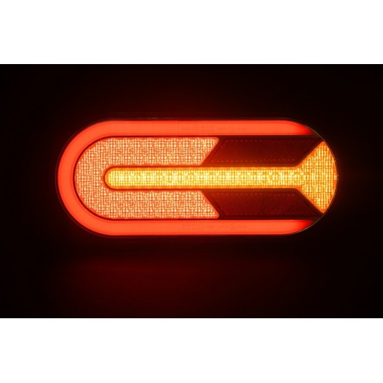 Комплект LED ЛЕД Диодни Стопове, Динамичен Мигач, 4 Функции, 12/24V-Стопове за камиони и ремаркета%