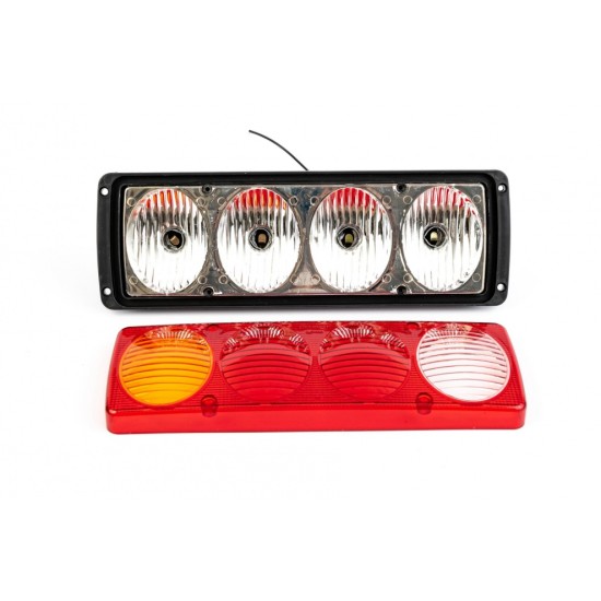 Комплект Стопове, 12V -24V, 314mm x 100mm x 65mm, Подходящи за Бус Камион Тир Ремарке Караванa-Стопове за камиони и ремаркета%