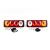 Комплект Стопове, 12V -24V, 314mm x 100mm x 65mm, Подходящи за Бус Камион Тир Ремарке Караванa-Стопове за камиони и ремаркета%