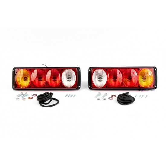 Комплект Стопове, 12V -24V, 314mm x 100mm x 65mm, Подходящи за Бус Камион Тир Ремарке Караванa