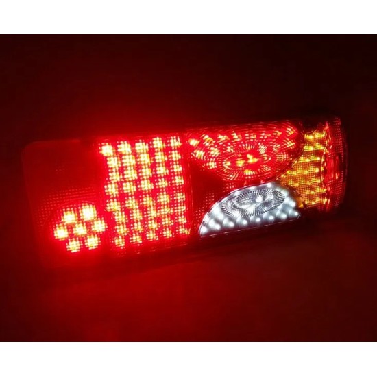 Комплект Задни Диодни LED Лед Стопове - 400mm x 150mm x 85mm 24V - с букса - подходящи за Камион Тир Ремарке Каравана Платформа-Стопове за камиони и ремаркета%