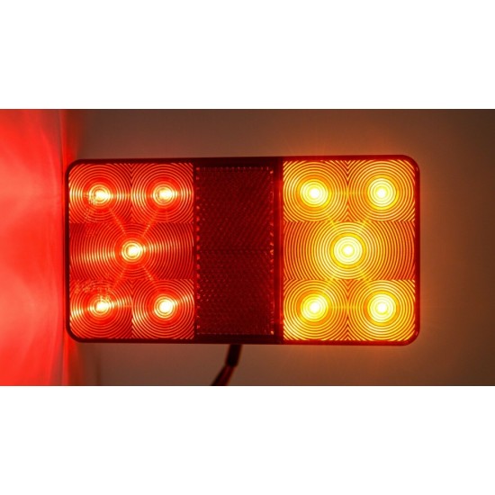 Комплект LED Лед Диодни Стопове, Slim, 12V, За Камион, Ремарке, Бус-Стопове за камиони и ремаркета%