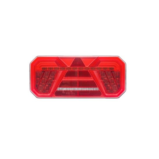 Комплект Ляв + Десен Мултифункционални Диодни LED Лед Стопове с Бягащ Мигач Неон Neon Ефект 12V 24V 305mm X 140mm X 35mm E9 За Бус Камион Тир Ремарке Караванa-Стопове за камиони и ремаркета%