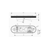 LED Светодиоден Габарит, Маркер, Токос, Бял, Овален, Е-Mark, 3 LED, 12V-24V, 8 см-Маркери за камиони и ремаркета%