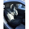 1+1 Калъфи за предни седалки Smart Fortwo, текстил, сив цвят-Тапицерии%