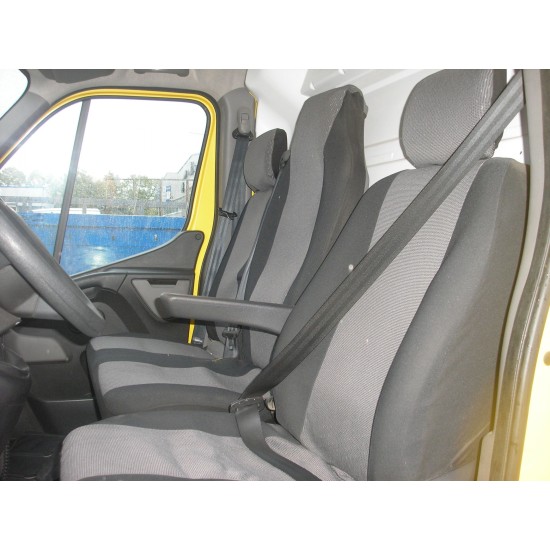 2+1 Комплект Тапицерия за бус подходяща за Renault Master 2009-2016/ 2 цвята Черен или сив 