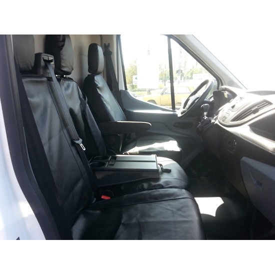 Тапицерия ЕКО кожа за Ford Transit 2013+, с отвор за двойната седалка 
