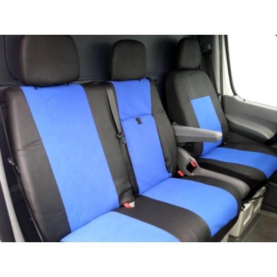 2+1 Калъфи /тапицерия за предни седалки за  Mercedes Sprinter, Volkswagen Crafter