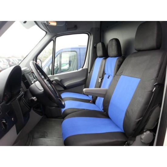2+1 Калъфи /тапицерия за предни седалки за  Mercedes Sprinter, Volkswagen Crafter