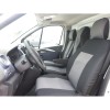 2+1 Калъфи за предни седалки за Opel Vivaro, Renault Trafic 2014+, сиви-Тапицерии%