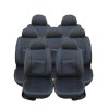 Калъфи/тапицерия за VW Touran, Sharan, Ford Galaxy, Citroen C8, Peugeot 307SW, Citroen C4 Grand Picasso, Peugeot 806, 807, Еко кожа, Черен, 7 седалки 