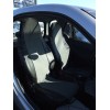 1+1 Калъфи за предни седалки Smart Fortwo, текстил и еко кожа, сиво-черно-Тапицерии%