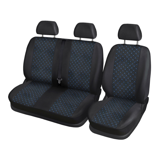 2+1 Тапицерия за Mercedes sprinter, текстил  2018+/ син шев