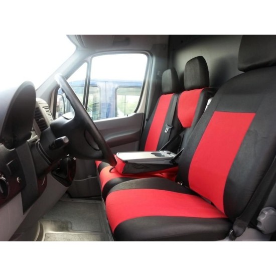 2+1 Калъфи тапицерия за предни седалки за Mercedes Sprinter, Volkswagen Crafter