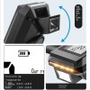 Велокомпютър с LED светлина, 4 функции  -  хронометър, предна светлина, светлина за мъгла и клаксон.-Аксесоари%