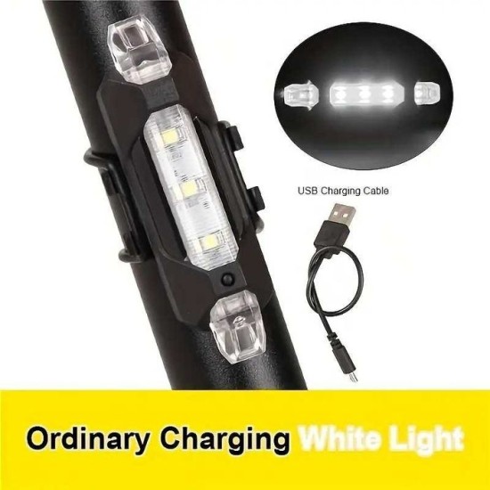 Акумулаторна Лед Led Стоп Водоустойчива Светлина за Велосипед, скутер, тротинетка и др.-Светлини%